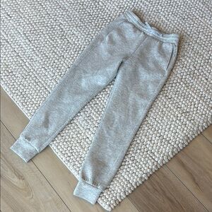 Abercrombie & Fitch Gray Sweatpants with Tapered Leg and Elastic Cuffs